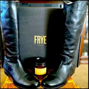 Frye tall black boots